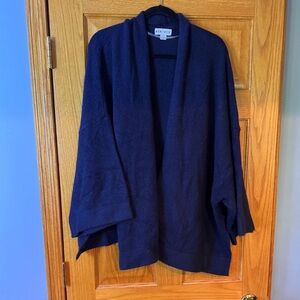 Ava & Viv Deep Blue Open Cardigan